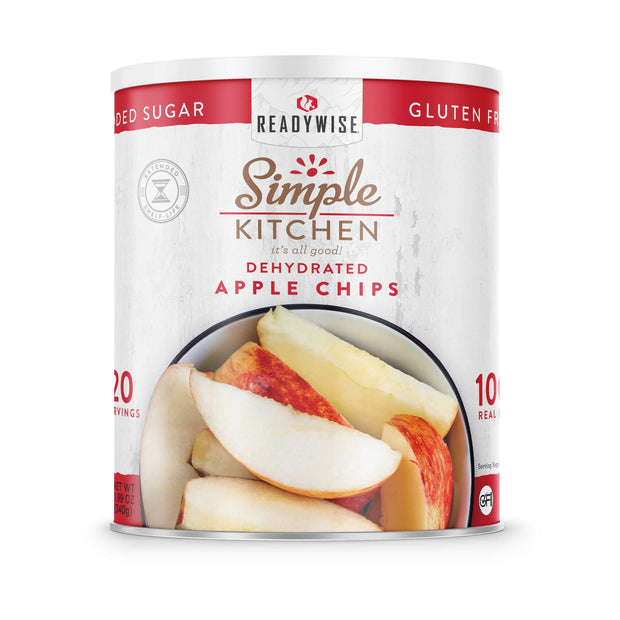 Dehydrated Apple Chips - 20 Serving #10 Can