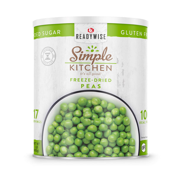 Freeze-Dried Peas - 17 Serving #10 Can