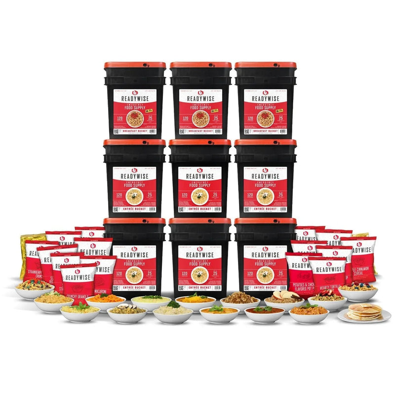 1080 Serving Long Term Emergency Food Supply - Hoplite Armor