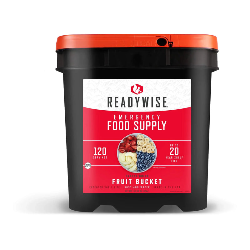 120 Serving Freeze Dried Fruit Bucket - Hoplite Armor