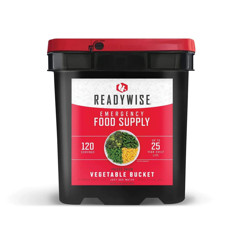120 Serving Freeze Dried Vegetable Bucket - Hoplite Armor