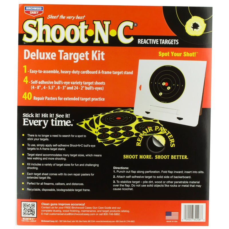 Birchwood Casey Target Assortment with Target Stand - Hoplite Armor
