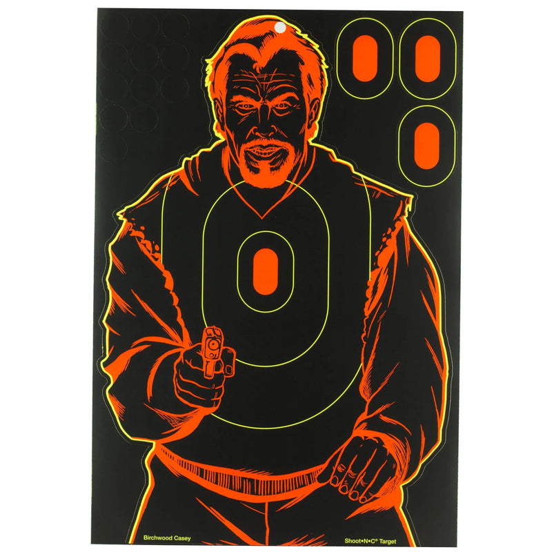 Birchwood Casey Bad Guy Silhouette Target 5-Pack - Hoplite Armor