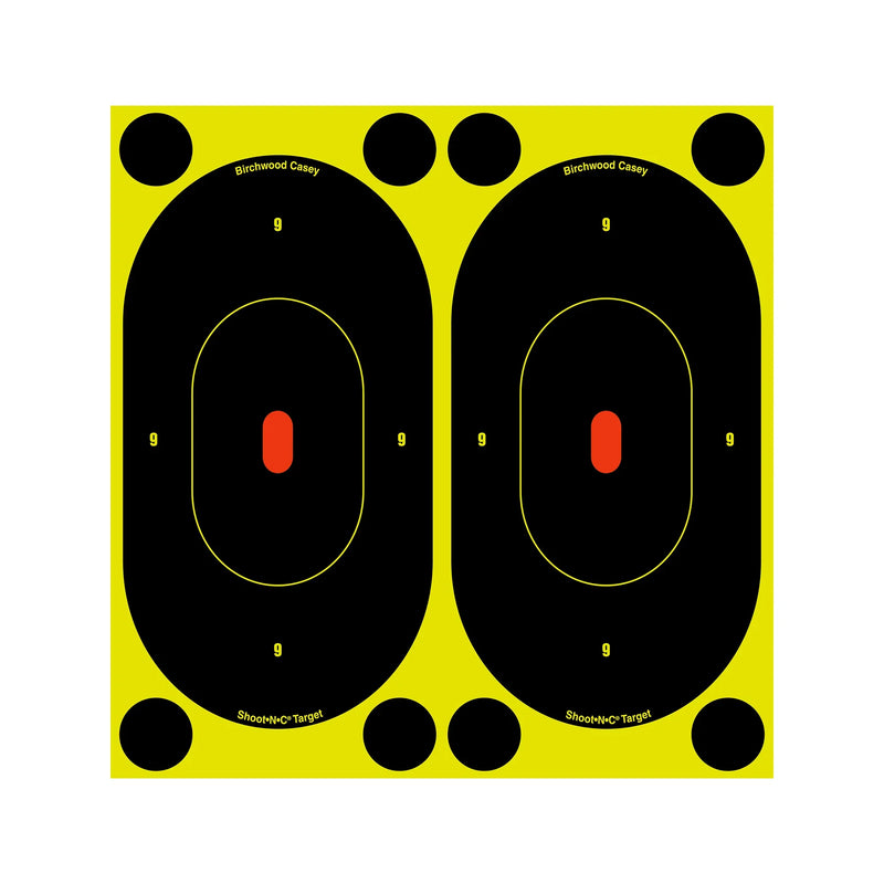Birchwood Casey Shoot-N-C Oval Target - Hoplite Armor