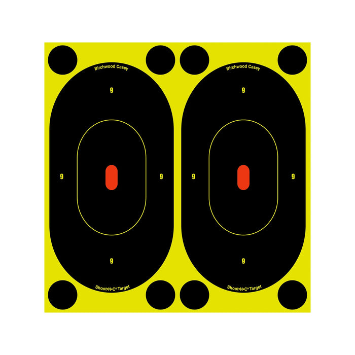 Birchwood Casey SHT-N-C Oval Target 12-7 - Precision Shooting Practice