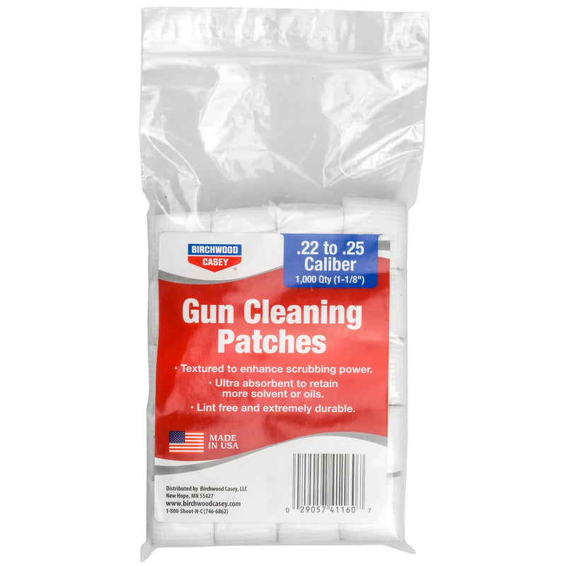 B/C Patches 1-1/8 .22-.25cal 1000pk - Hoplite Armor