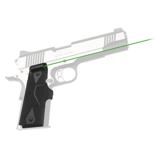 Crimson Trace Lasergrip 1911 Government Commander Front Green Laser - Hoplite Armor