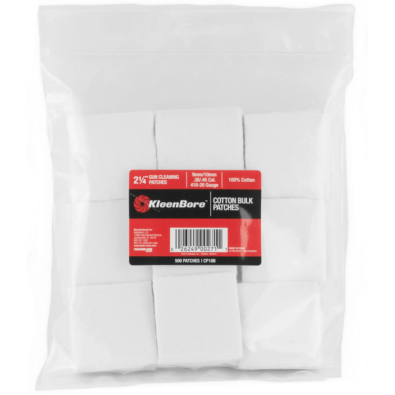 Kleen-Bore Super Patch .38-.45 500pk - Hoplite Armor