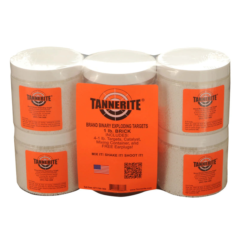 Tannerite 1 lb Brick Targets 4-Pack - Hoplite Armor