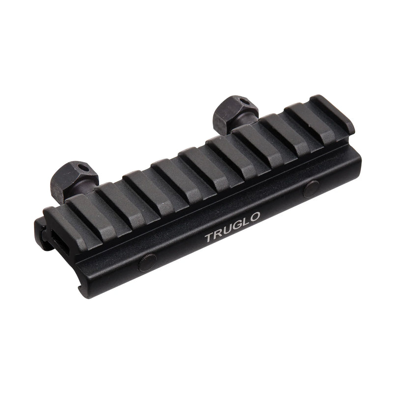 Truglo Picatinny Riser Mount Black - Hoplite Armor