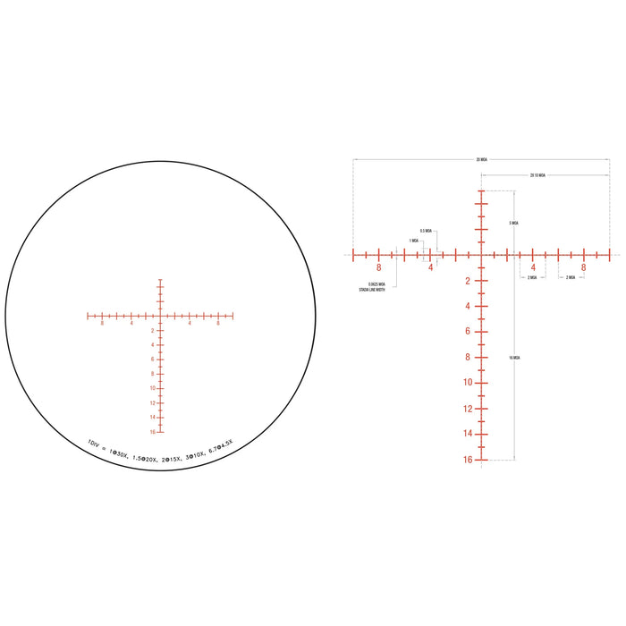 TRIJICON TENMILE 4.5-30X56 SFP MOA