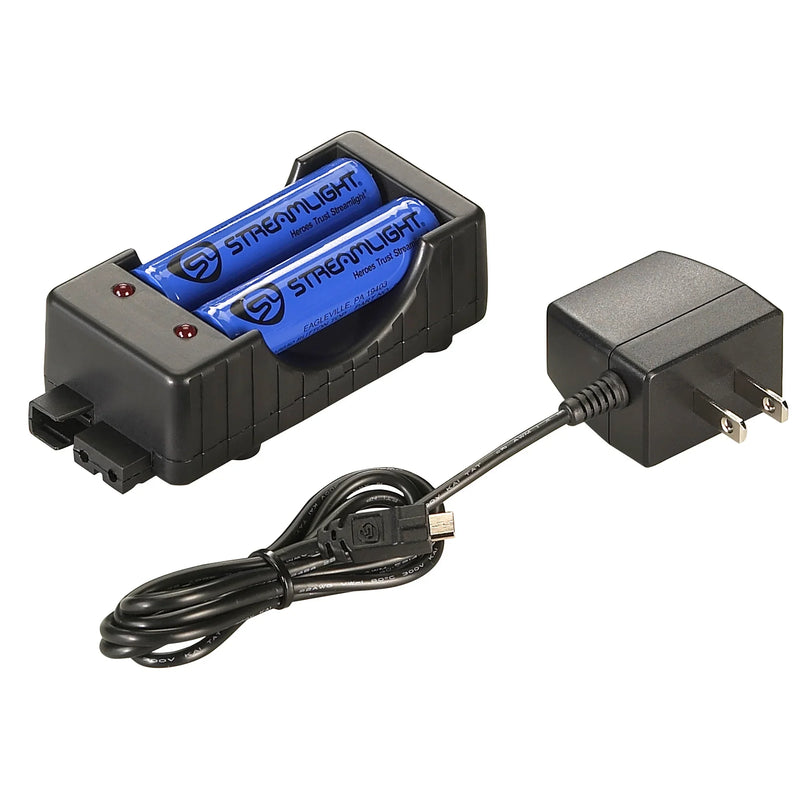 Streamlight 18650 Charger Kit 120V with Battery - Hoplite Armor