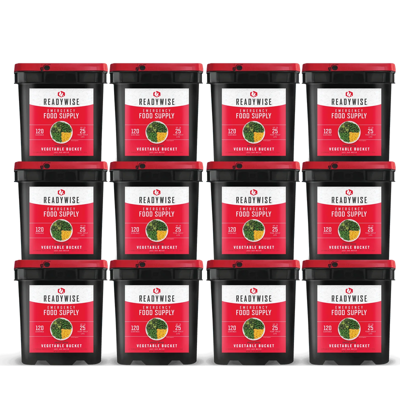 1440 Serving Freeze Dried Vegetable Bundle - Hoplite Armor