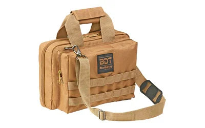 Bulldog Deluxe 2-Pistol Range Bag Tan - Hoplite Armor