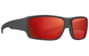 Magpul Ascent Glasses Black Frame Gray/Red Polarized - Hoplite Armor