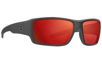 Magpul Ascent Glasses Black Frame Gray/Red Polarized - Hoplite Armor