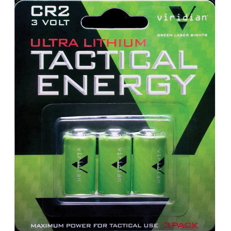 Viridian CR2 Lithium Battery 3-Pack - Hoplite Armor