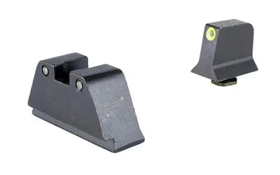 Trijicon Suppressor Night Sight Set Green Glock 17 Yellow Front/Black Rear - Hoplite Armor