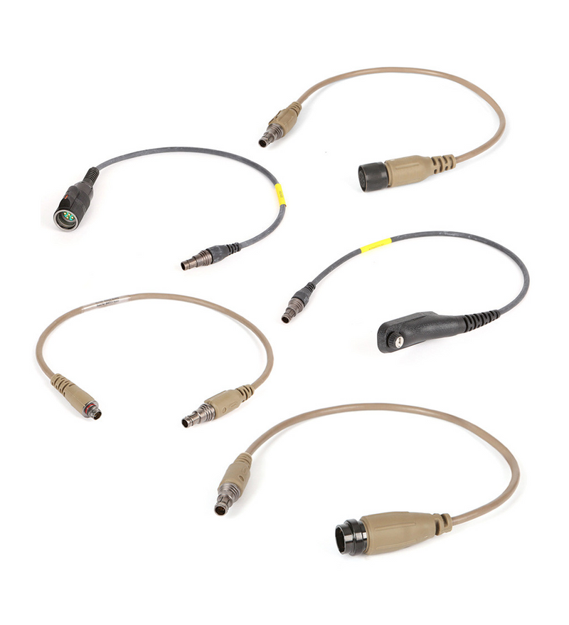 Modular PTT Radio Adapter Cable
