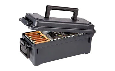 Plano Shotshell Box No Gasket Black 6-Pack - Hoplite Armor