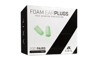 AXIL Foam Ear Plugs 200 Pair - Hoplite Armor