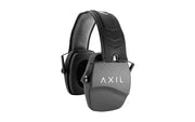 AXIL TRACKR Passive Earmuffs Black - Hoplite Armor