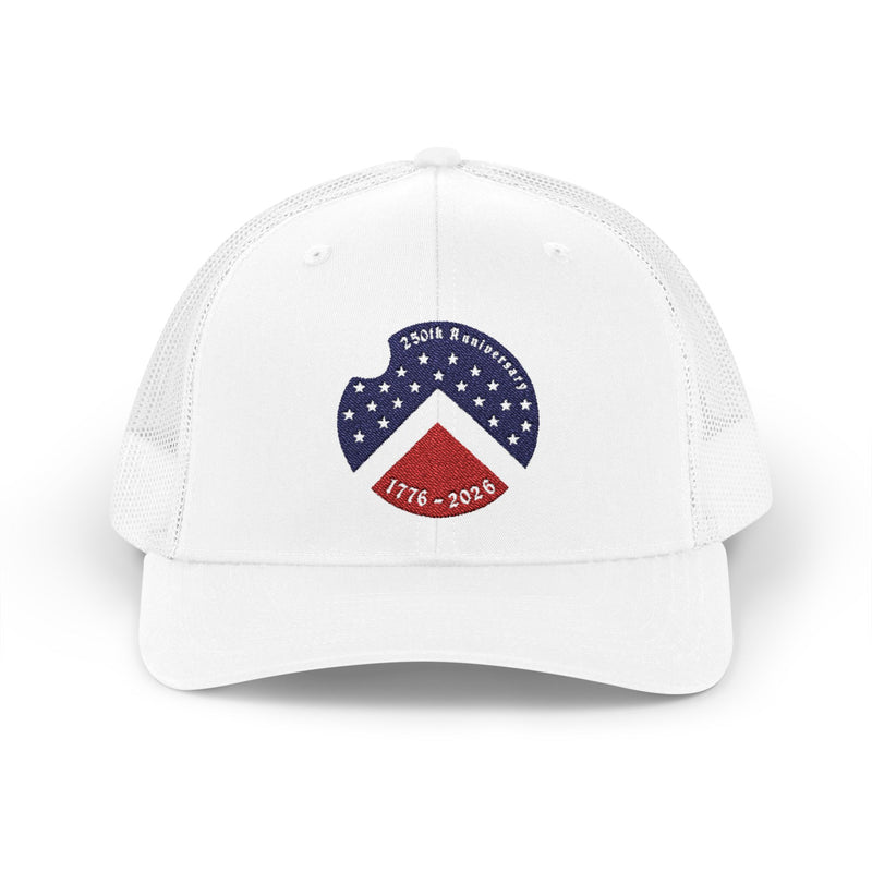 Patriotic Trucker Cap - 250th Anniversary Snapback - Hoplite Armor