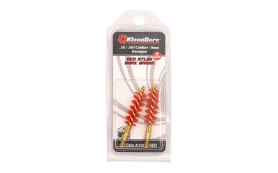 Kleen-Bore 9mm Red Brush 2pk - Hoplite Armor