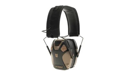 Caldwell E-Max Pro Earmuff 23NRR FDE - Hoplite Armor