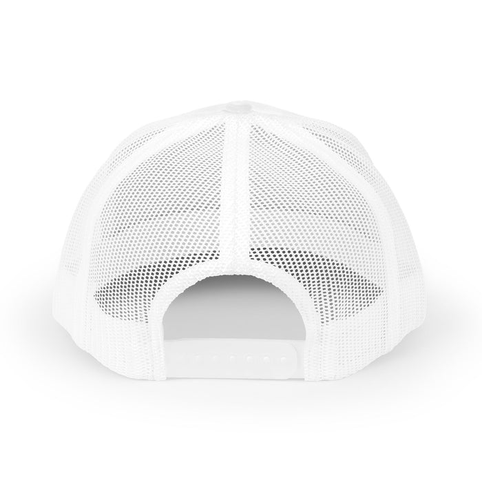 Patriotic Trucker Cap — American Flag Chevron Snapback (4th of July Hat)