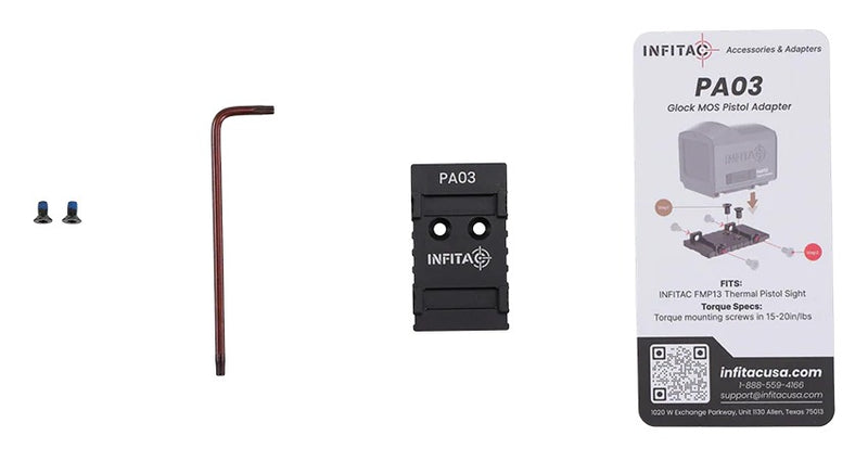 INFITAC PA03         GLOCK MOS PISTOL ADAPTER
