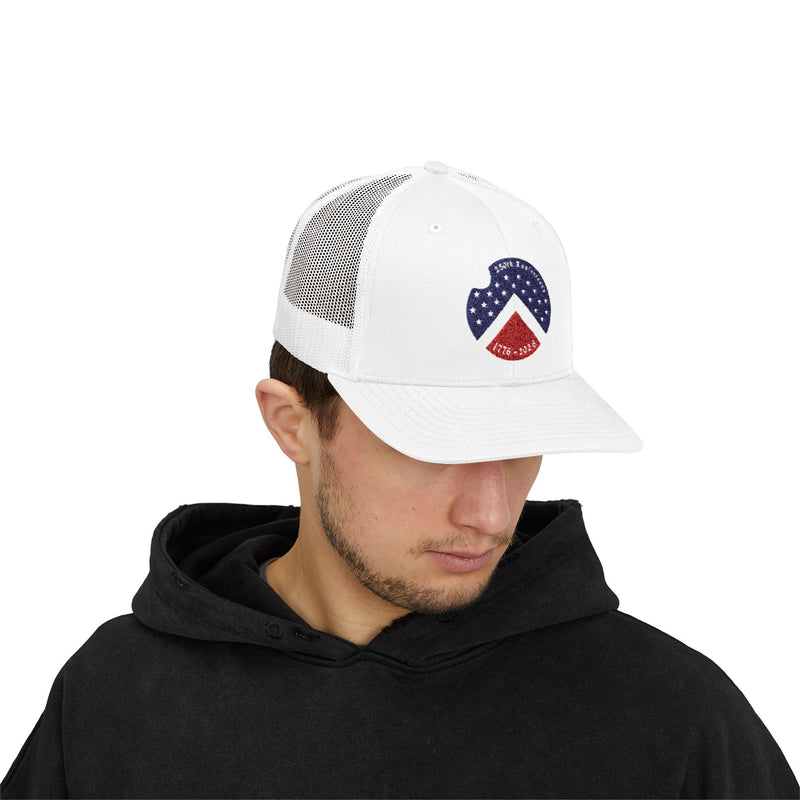 Patriotic Trucker Cap - 250th Anniversary Snapback - Hoplite Armor