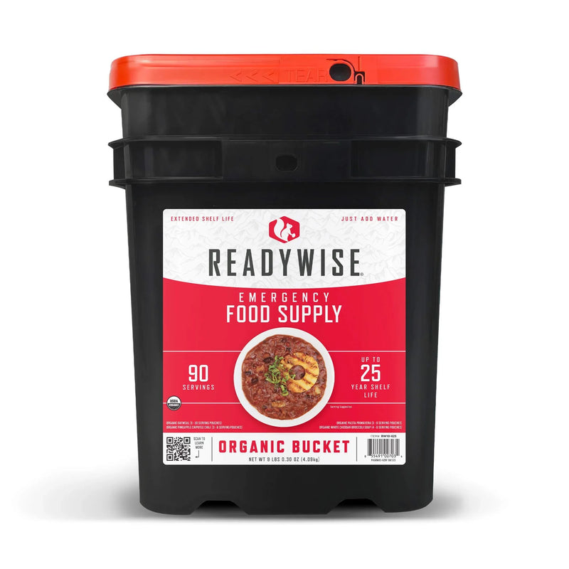 90 Serving Organic Bucket Emergency Food - Hoplite Armor