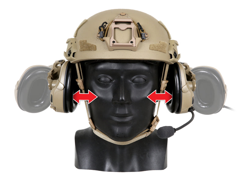 AMP Rail Mount Vent Mode - Hoplite Armor