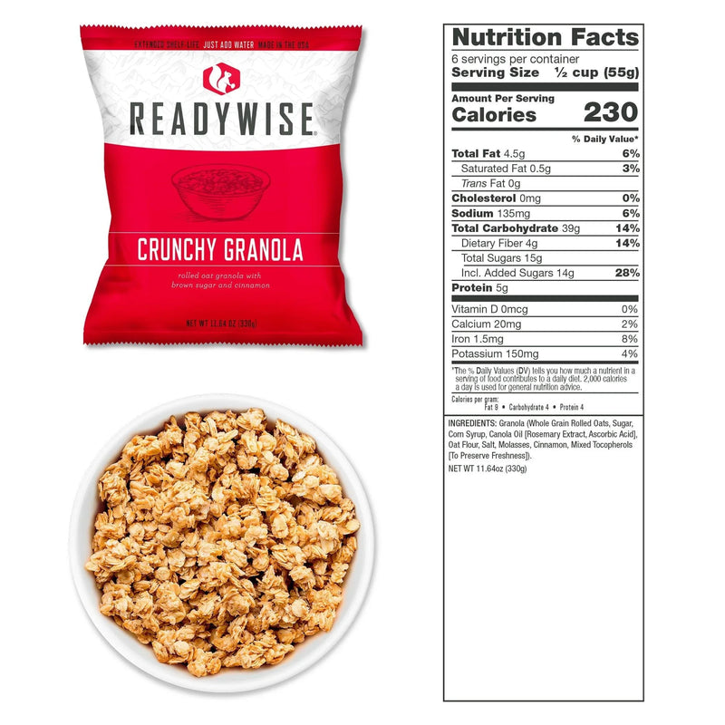 84 Serving Breakfast Entree Grab Go Bucket - Hoplite Armor