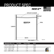 15pc Large Kit NEST-Z EMP Faraday Bags - Hoplite Armor