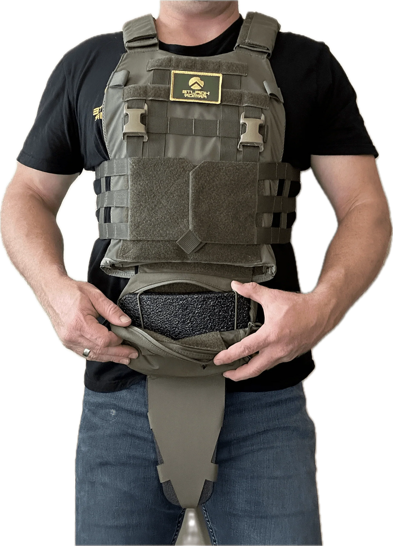 Dangler Body Armor Plate and Carrier Combo Level III+ - Hoplite Armor
