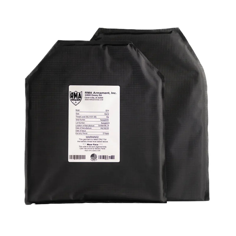 RMA Level IIIA Soft Armor Inserts - Hoplite Armor