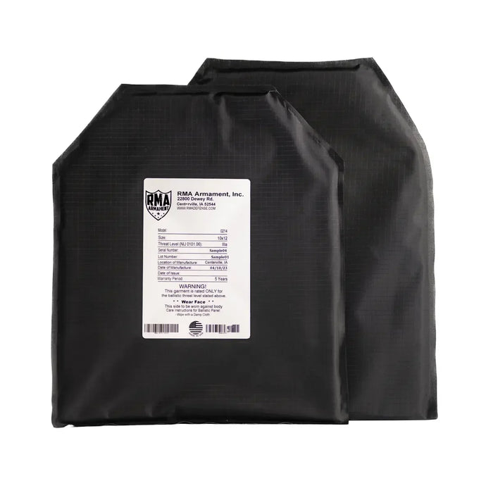RMA Level IIIA Soft Armor Inserts