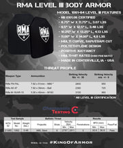 RMA Level III Multi-Curve M-L (Model 1062-1063 Gen2) - Hoplite Armor