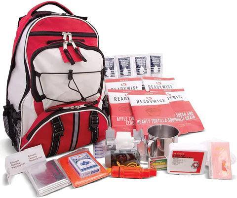 Red 64 Piece Survival Backpack Emergency Kit - Hoplite Armor