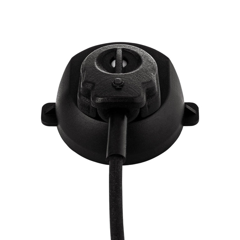 Black tactical power connector with rugged design for military gear