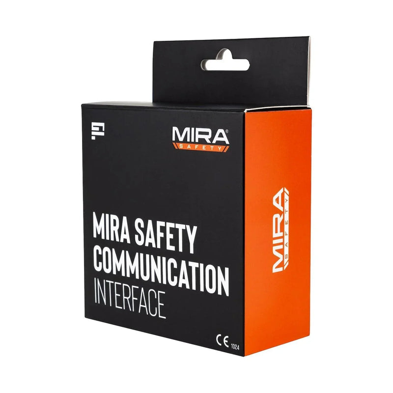 MIRA Safety Communication Interface packaging with black and orange design