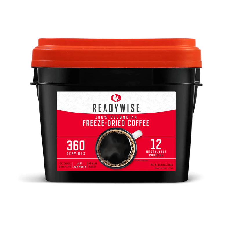 360 Servings Freeze-Dried Coffee Emergency Food - Hoplite Armor