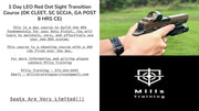 1 Day Red Dot Sight Pistol Class - Hoplite Armor