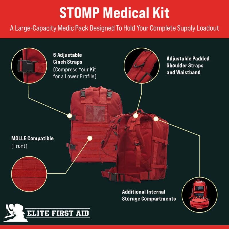 STOMP Medical Kit Giant Trauma First Aid Kit - Hoplite Armor