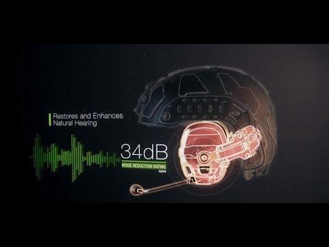 Ops-Core AMP Communication Headset Fixed Downlead - Hoplite Armor