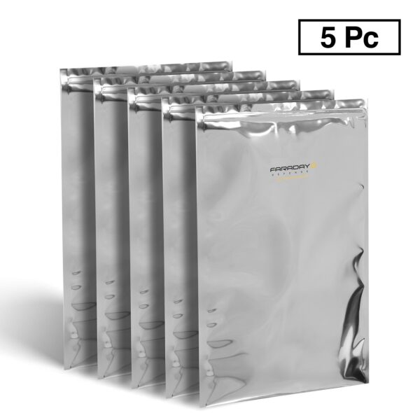 5pc X-Large Laptop NEST-Z 7.0 mil Faraday Bags 12" x 18"