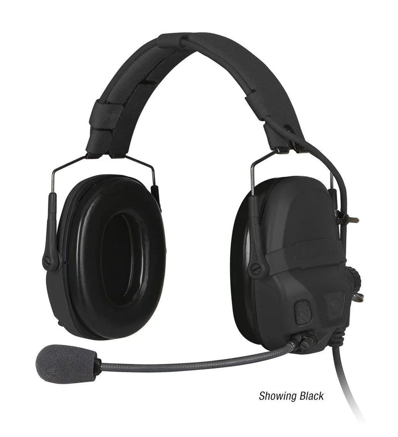 Ops-Core AMP Communication Headset Fixed Downlead - Hoplite Armor