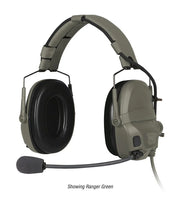 Ops-Core AMP Communication Headset Fixed Downlead - Hoplite Armor